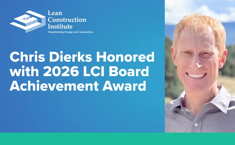 Chris Dierks Honored with 2026 LCI Board Achievement Award