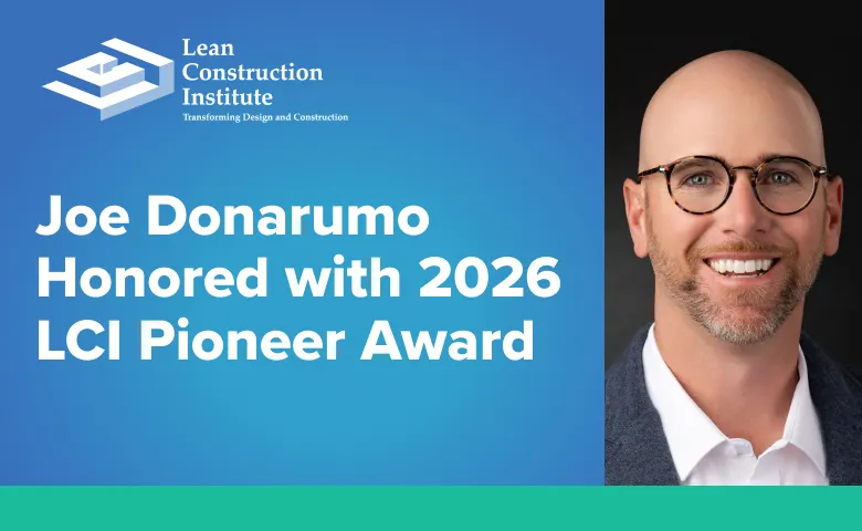 Joe Donarumo Honored with 2026 LCI Pioneer Award